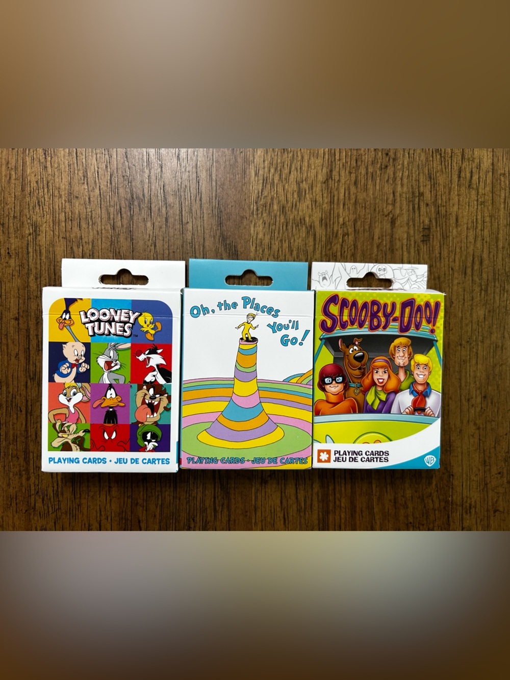 NEW Looney Tunes, Scooby Doo, and Oh, the Places You’ll Go! Playing Cards